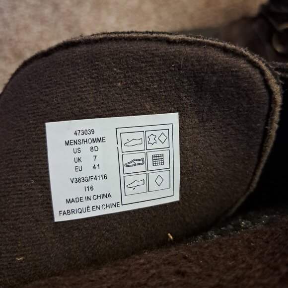 Lands' End Men's brown tall winter duck boots US 8 - Picture 11 of 12